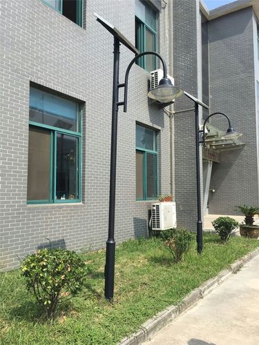 廠家直銷戶外雙頭庭院燈led太陽能庭院燈景觀燈 市電單頭庭院燈